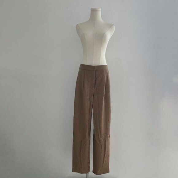 Veronica Beard Netta Wool Blend Trousers in Heather Russet | Women’s Size 6 - Picture 3 of 5